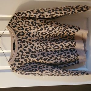 Jcrew leopard sweater